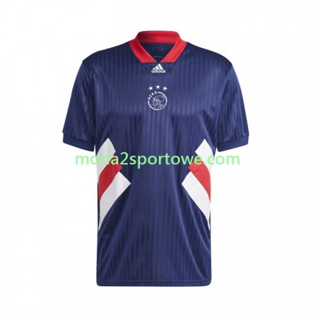 Koszulka Ajax Amsterdam Icon Retro Domowe Stroje Piłkarskie 2022/23 Krótki Rękaw